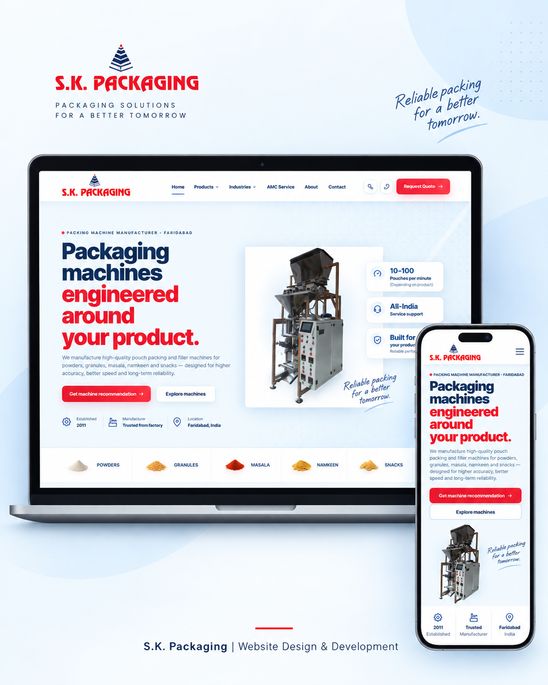 S.K. Packaging project preview