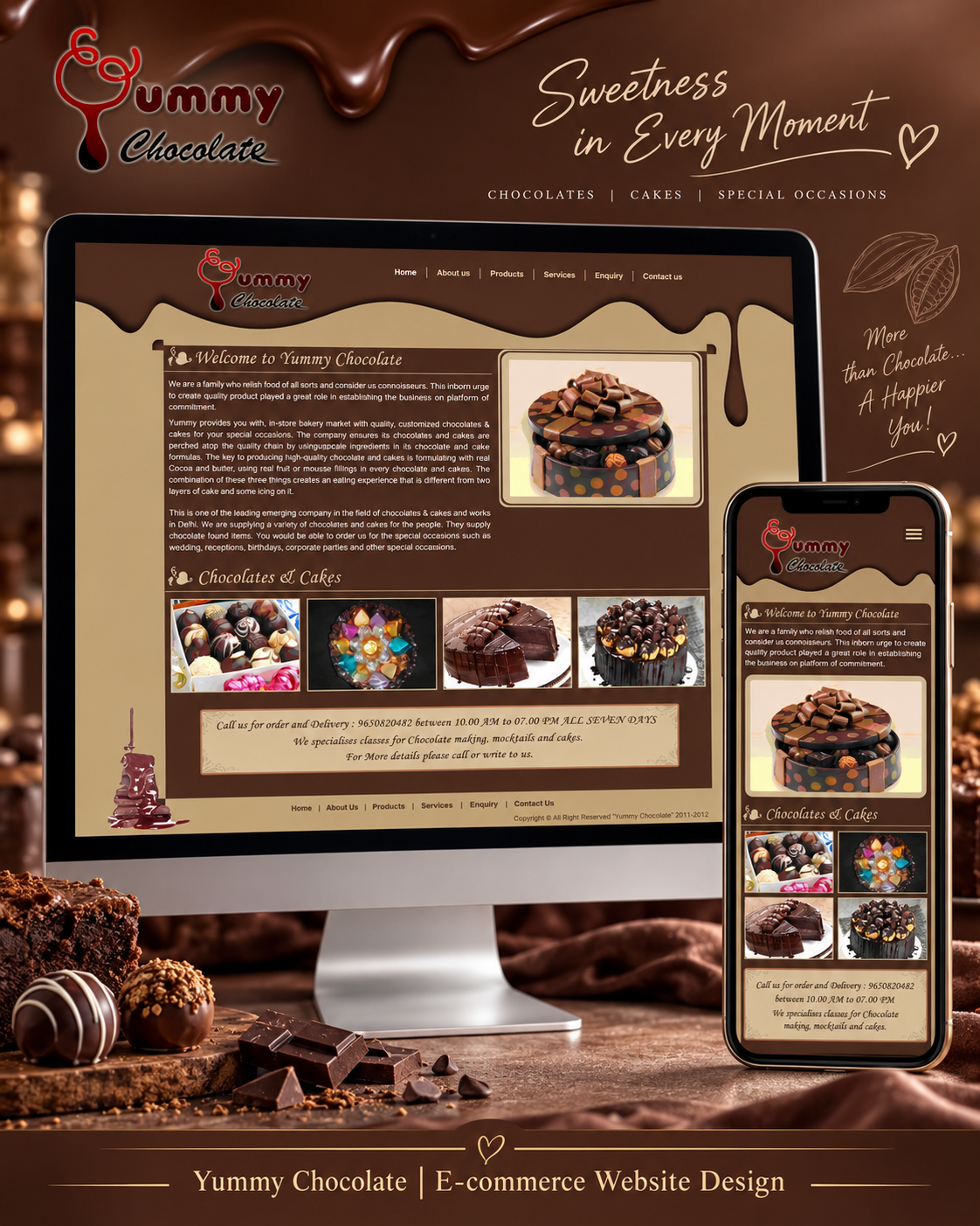 Yummy Chocolate project preview
